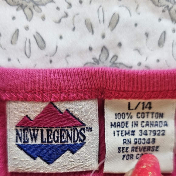 Y2K Pink Floral Stripe Colorblock Tank - Picture 3 of 4